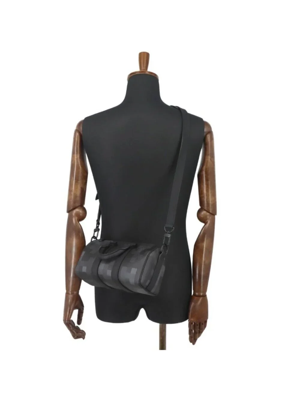 Louis Vuitton Damoflage Black Keepall Bandouliere 25 2-Way Shoulder Bag